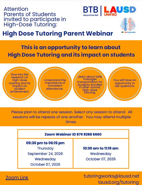 high dose tutoring